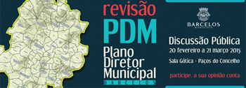 Discussão pública do PDM decorre entre 20 de fevereiro e 21 de março